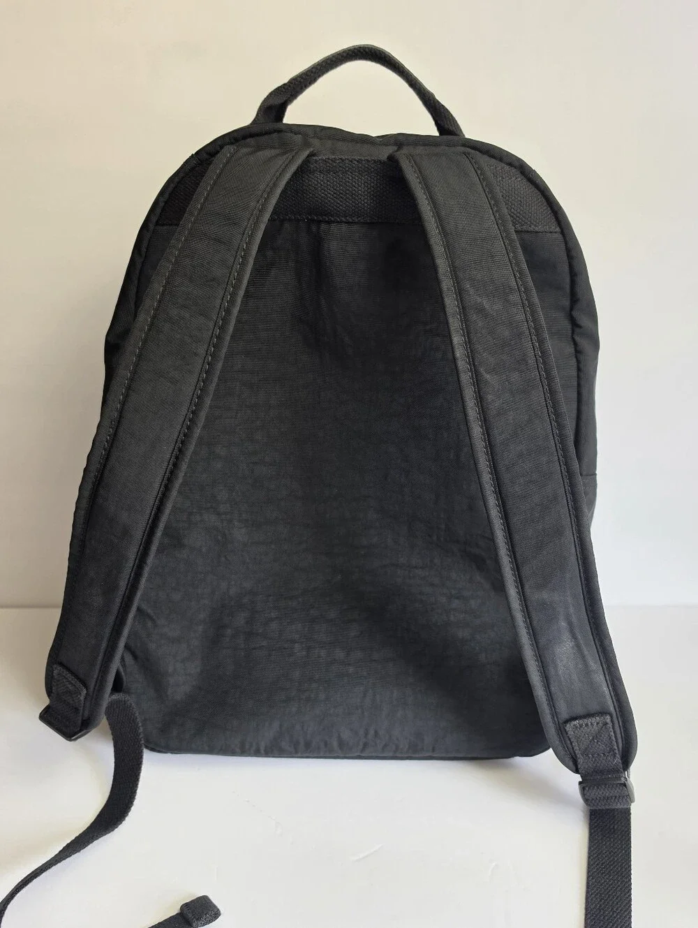 Kipling Black Nylon Synthetic Live Light Backpack Holds Laptop / Note Book